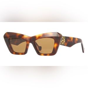 Loewe Oversized Cateye Sunglasses — Tortoiseshell